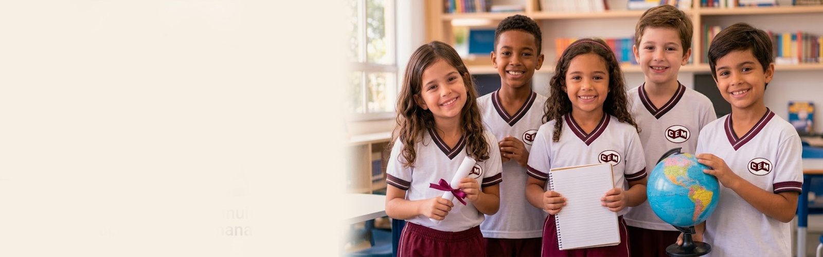 Família, aluna e educadora do CEM